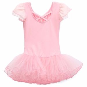 Pink Ballerina Tutu with Flutter Sleeves